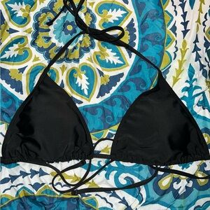 Black Triangle Bikini Top